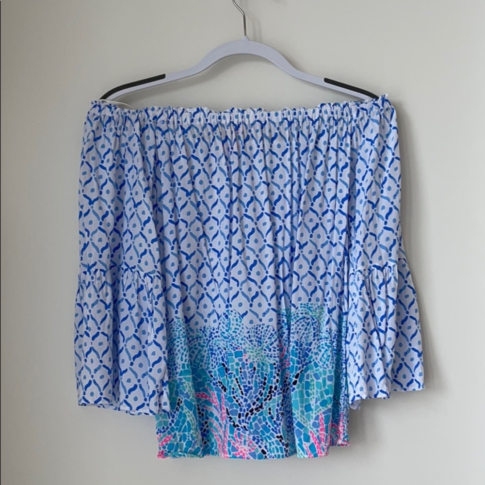 Off The Shoulder Lilly Pulitzer Blouse
